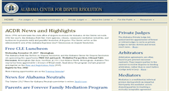 Desktop Screenshot of alabamamediators.org